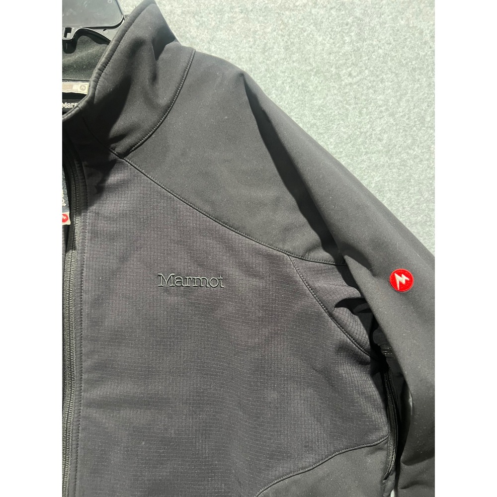 Marmot Black Windstopper Softshell Jacket Men Xl … - image 3